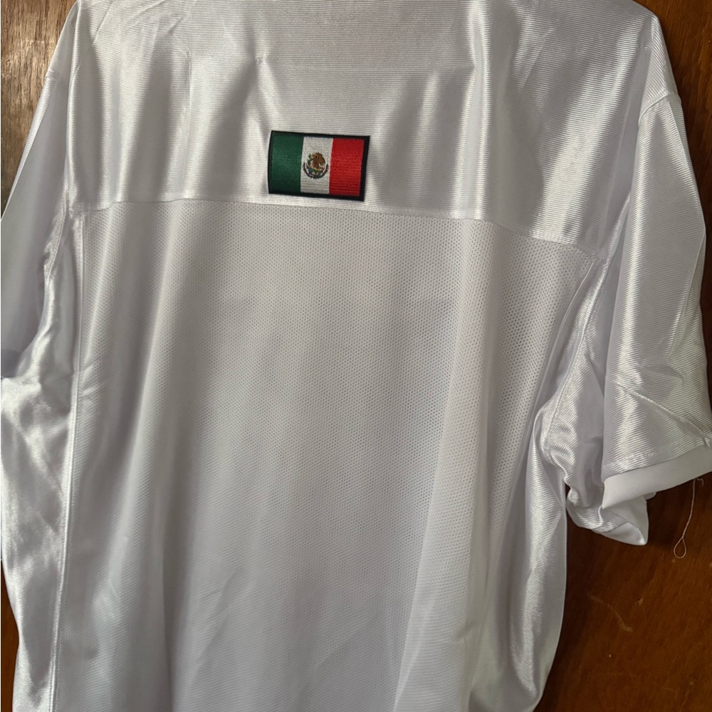 White Sequin Mexico Patch Jersey - Picture 3 of 7
